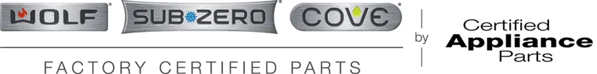 Certified appliance parts