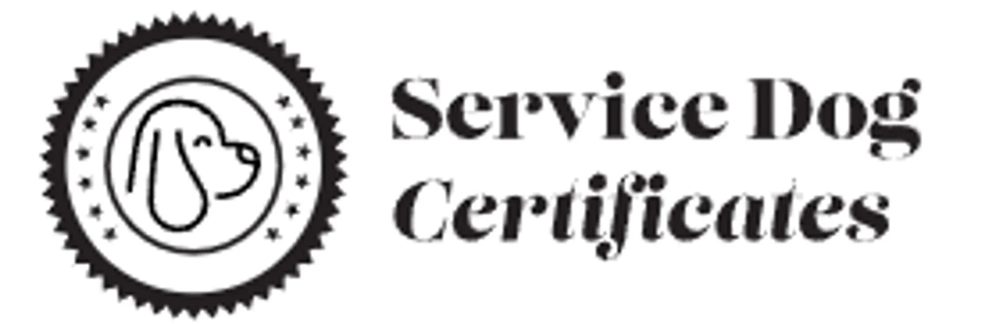 Service Dog Certificates