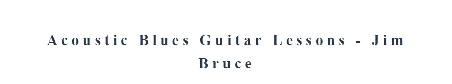 Blues Guitar