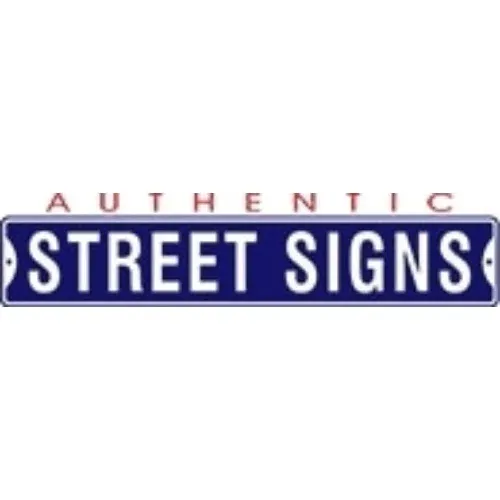 Authentic Street Signs