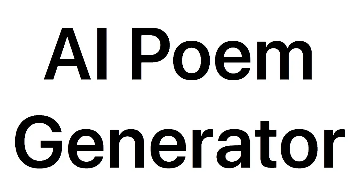 AI Poem Generator