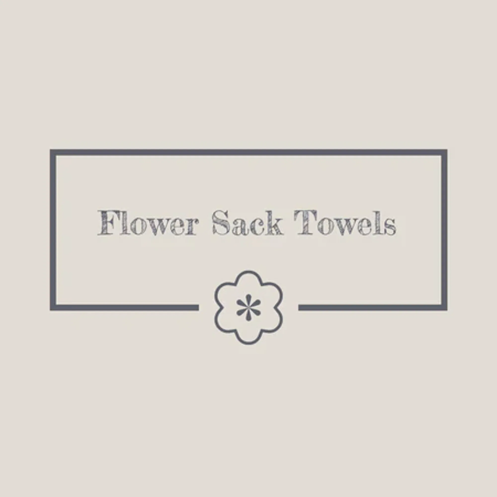 Flower Sack Towels