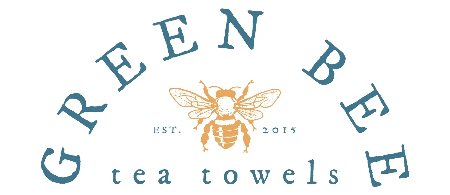 Green Bee Tea Towels