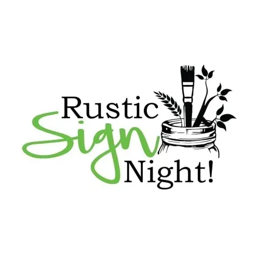 Rustic Sign Night