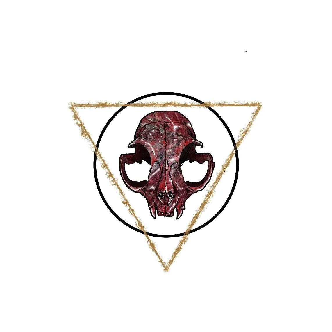 Garnet Skull