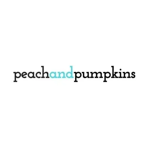 peach and pumpkins