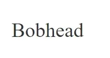 Bobhead