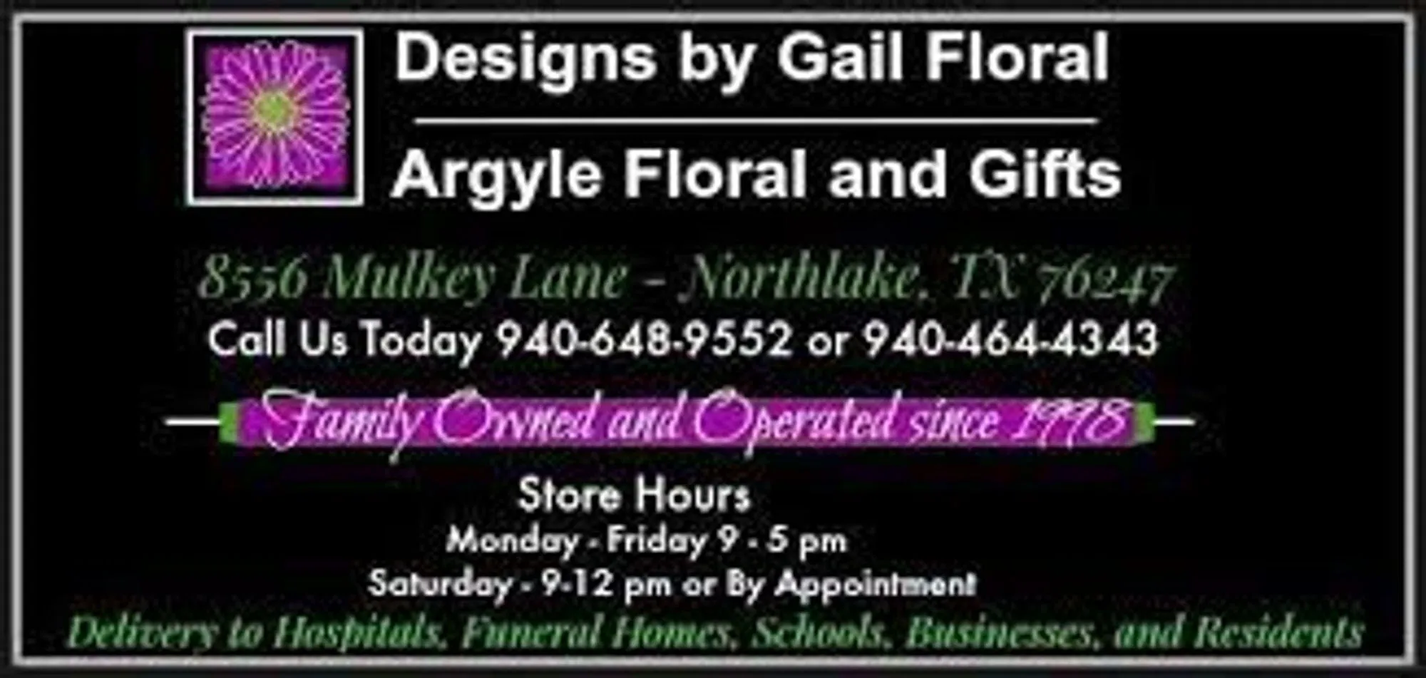 Designs by Gail Floral