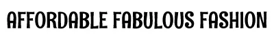 Affordable Fabulous Fashion