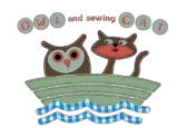 Owl And Sewing Cat