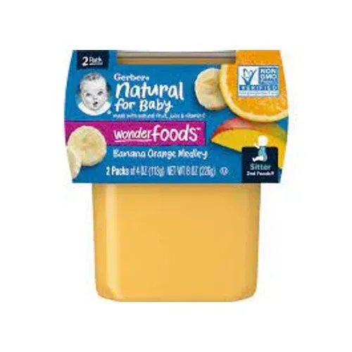 Gerber 2nd Foods Banana Orange Medley