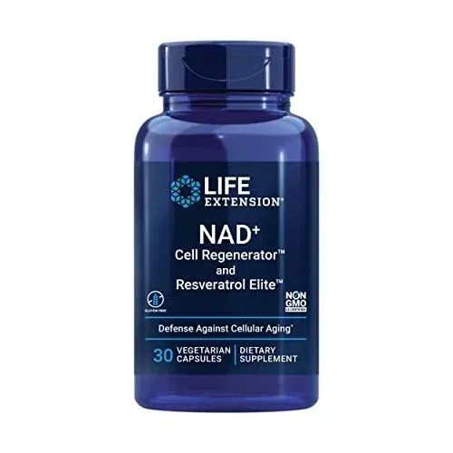 Life Extension NAD+ Cell Regenerator and Resveratrol Elite