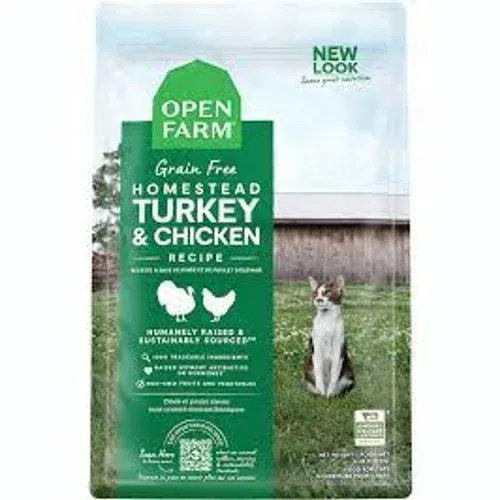 Open Farm Homestead Turkey & Chicken Dry Cat Food