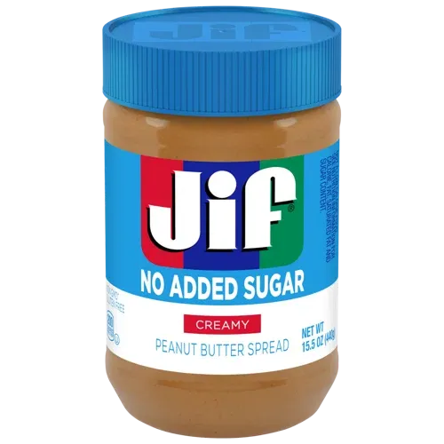 Jif No Added Sugar Creamy Peanut Butter Spread