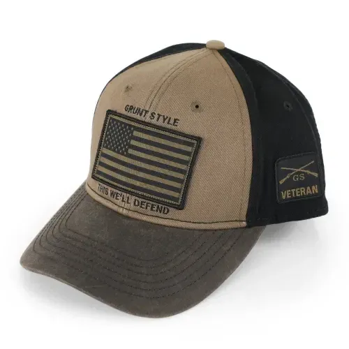 Grunt Style Veteran Flag Hat