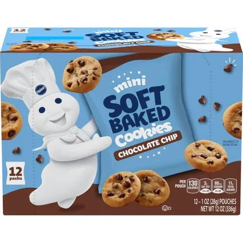 Pillsbury Mini Soft Baked Cookies Chocolate Chip