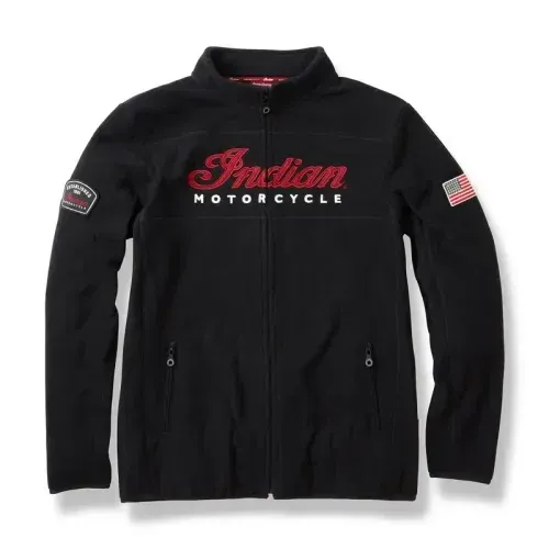 Indian Motorcycle Men's Zip Thru Fleece