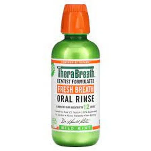 TheraBreath Fresh Breath Oral Rinse Mild Mint