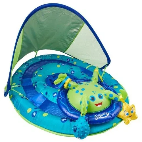 SwimWays Baby Spring Float Activity Center with Canopy