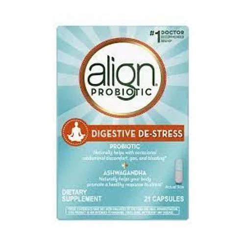 Align Digestive De-Stress Probiotic + Ashwagandha Capsules