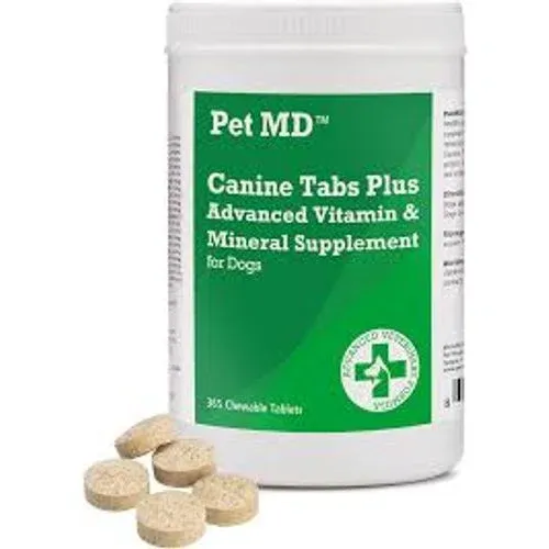 Pet MD Canine Tabs Plus Advanced Multivitamins for Dogs