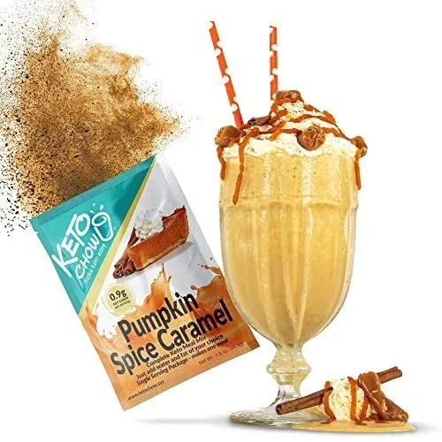 Keto Chow Pumpkin Spice Caramel Meal Shake