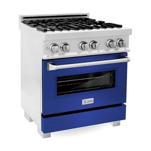 ZLINE 30" Professional Dual Fuel Range in DuraSnow