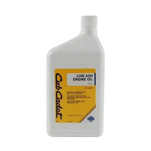 Cub Cadet 737-3029 SAE 30 Low Ash Engine Oil