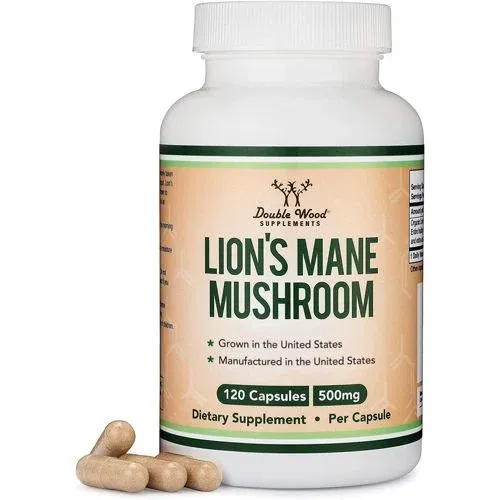 Double Wood Supplements Lion's Mane Mushroom