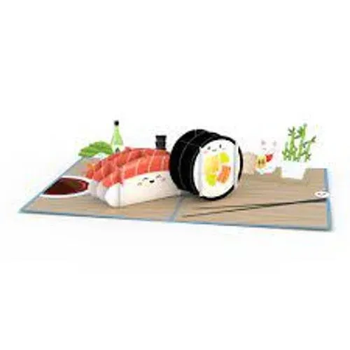 Lovepop Sushi Pop-Up Card