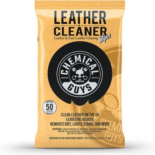 Chemical Guys Leather Cleaner Wipes