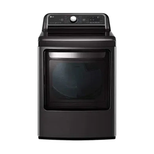 LG 7.3 Cu. Ft. Black Steel Smart Wi-Fi Enabled Gas Dryer With TurboSteam