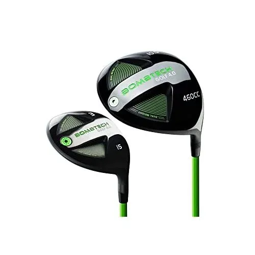 BombTech Golf 4.0 Driver and 3 Wood Bundle