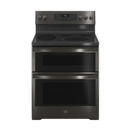 GE Profile 30" Smart Free-Standing Electric Double Oven Convection Range with No Preheat Air Fry