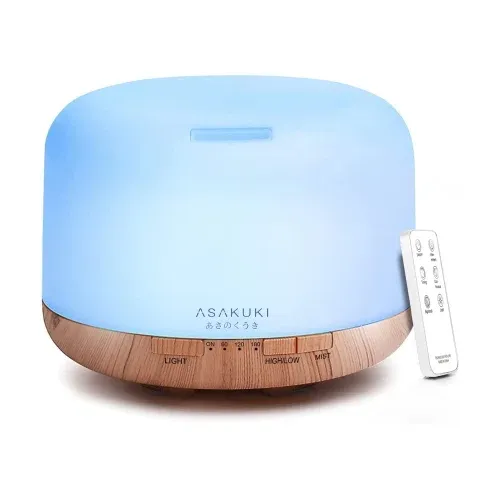 Asakuki 500ml Premium Essential Oil Diffuser