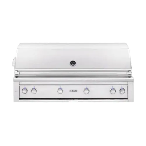 Lynx 54” Professional built-in grill with 1 trident infraded burner and 3 ceramic burners and rotisserie (L54TR)