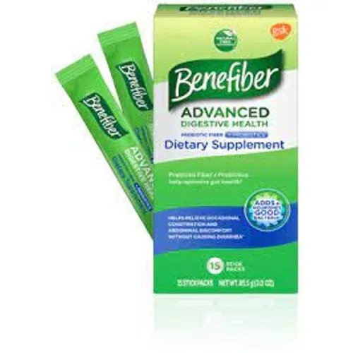 Benefiber Advanced Digestive Health Prebiotic Fiber + Probiotics