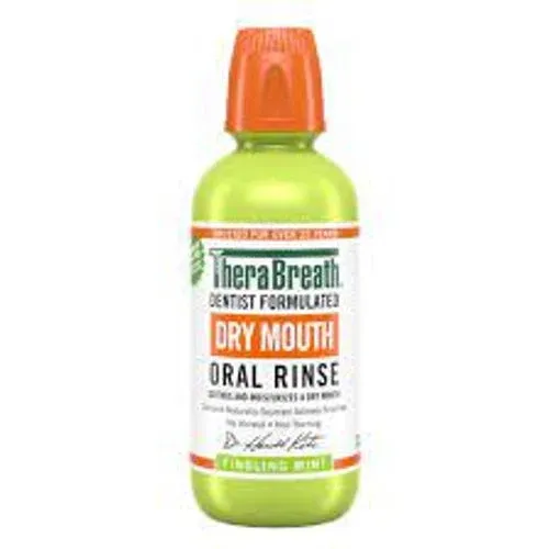 TheraBreath Dry Mouth Oral Rinse Tingling Mint