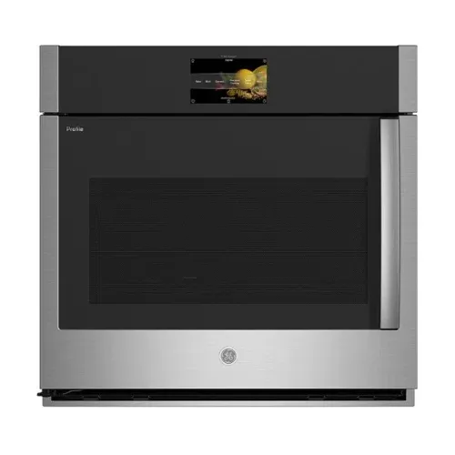 GE Profile 30" Smart Built-In Convection Single Wall Oven with Left-Hand Side-Swing Doors