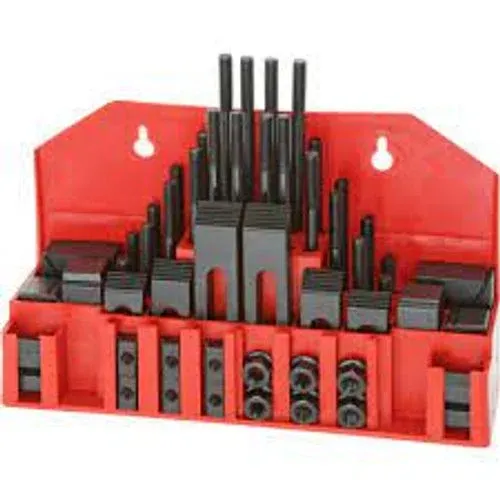 Grizzly 58 Pc. Clamping Kit for 7/16" T-Slots