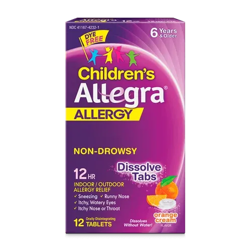 Allegra Children's Allergy 12 Hour Dissolve Tabs