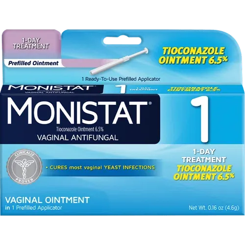 Monistat 1-Day Treatment Prefilled Ointment