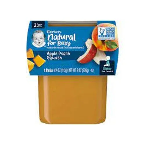 Gerber 2nd Foods Apple Peach Squash