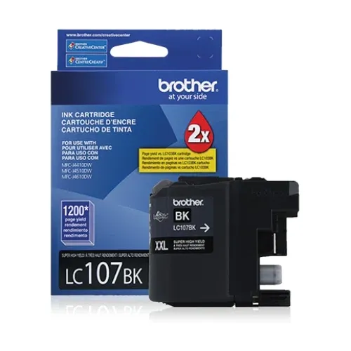 Brother LC107BK Super High-yield Ink