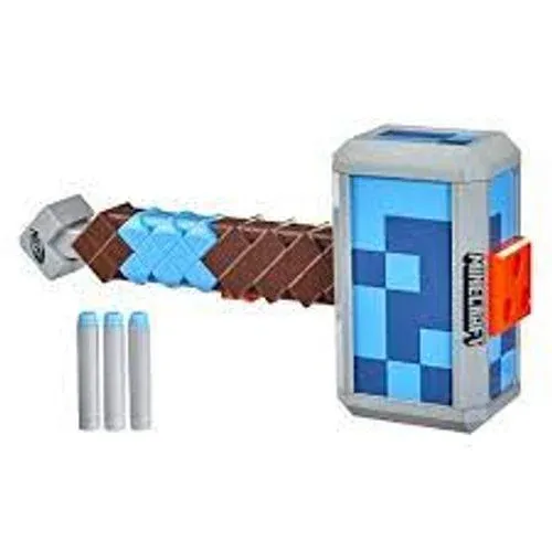 Nerf Minecraft Stormlander Dart-Blasting Hammer