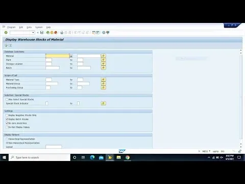 How to check stock in SAP : Stock Overview In SAP : MB52 & MMBE