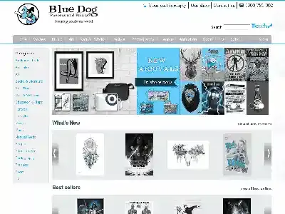 Blue Dog Posters