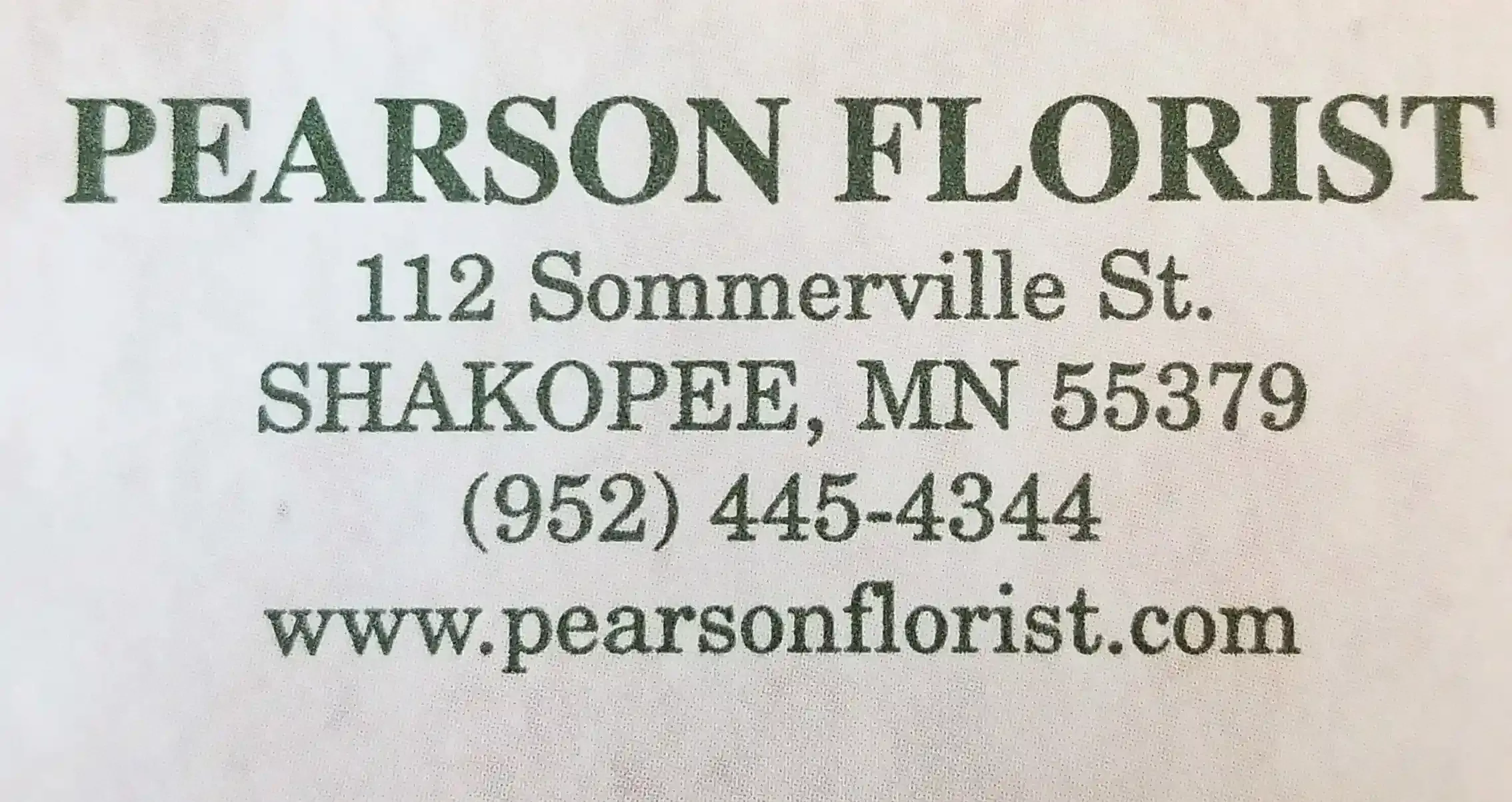 Pearson Florist