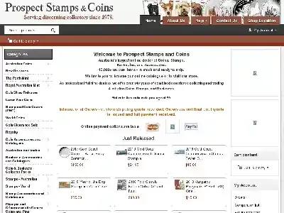 Prospect Stamps and Coins